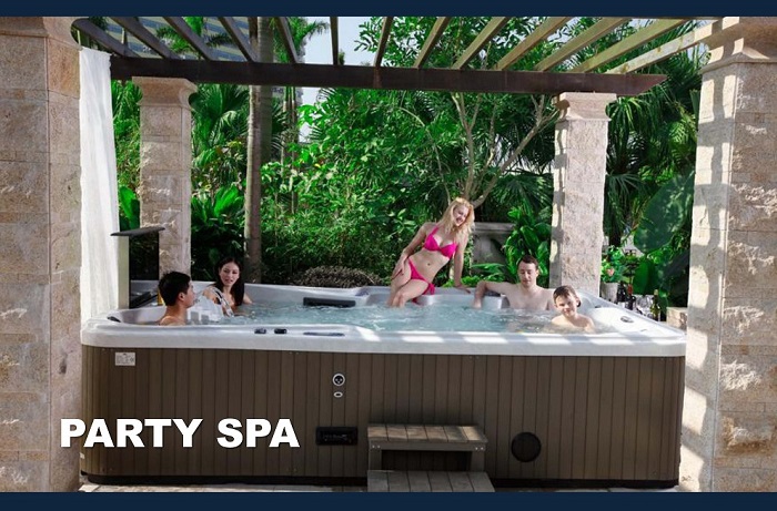آبگرم ماساژ اکریلیک مهمانی مستقل ۱۰ نفره GardenTerrace Spa Party Hot