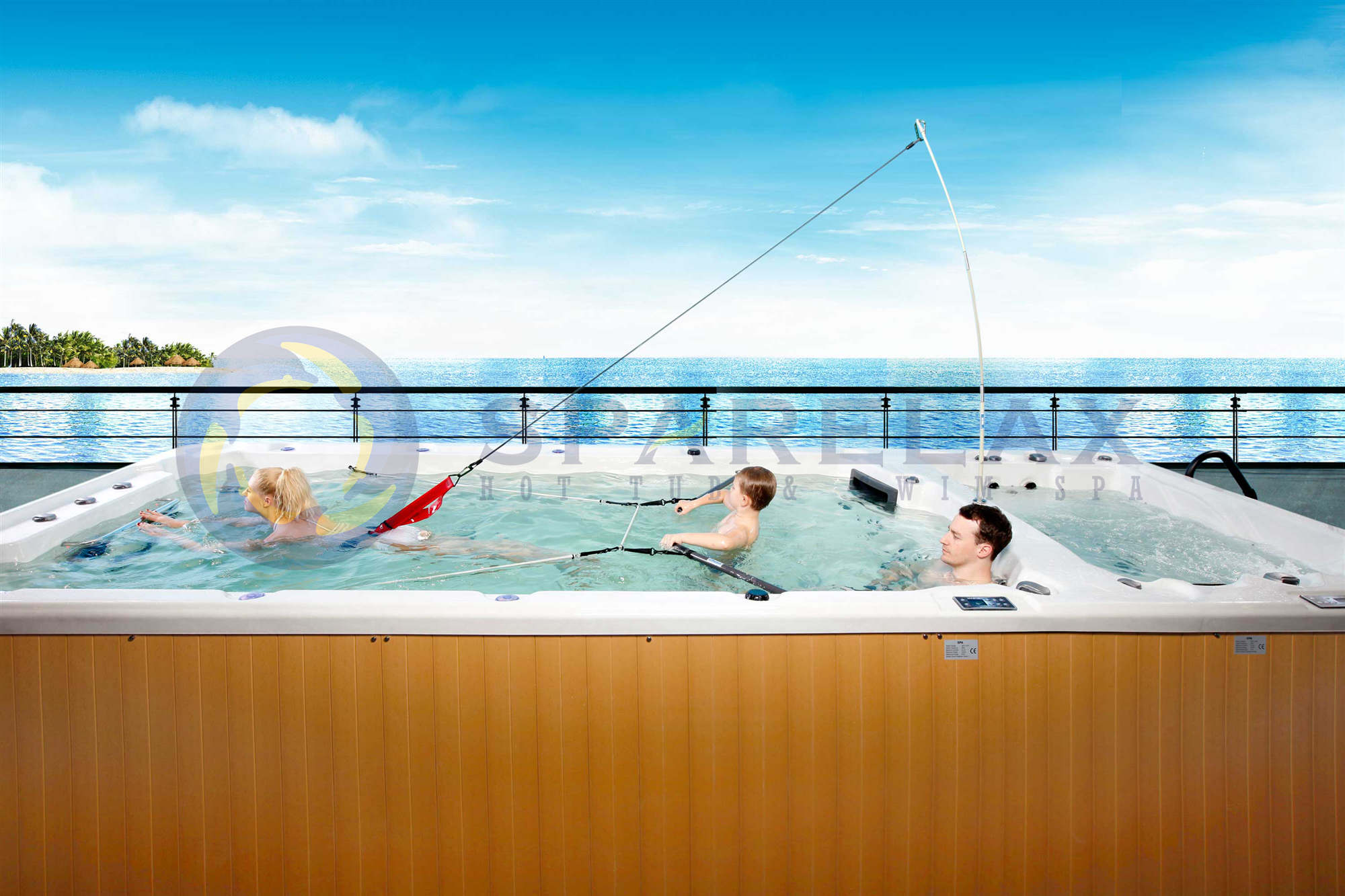 شنا کردن hottub swim hottub